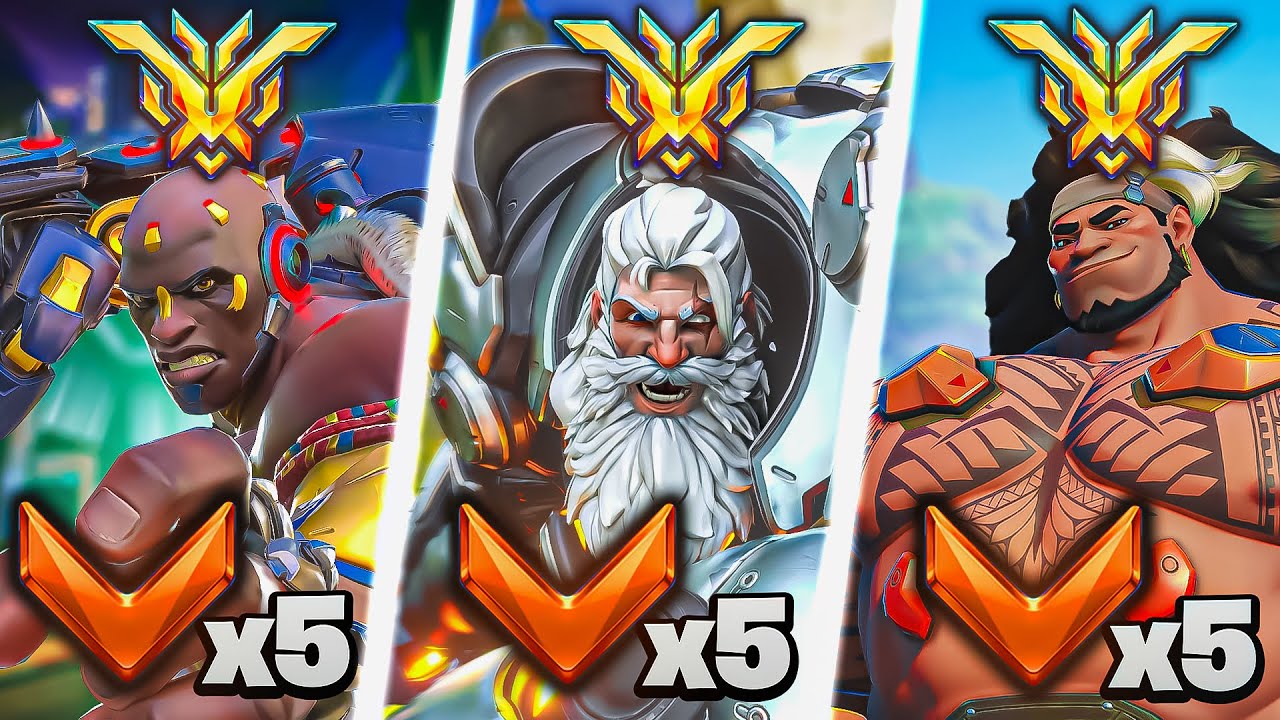EVERY TANK HERO vs 5 BRONZES in Overwatch 2