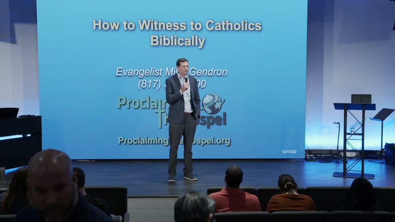 Witnessing to Catholics
