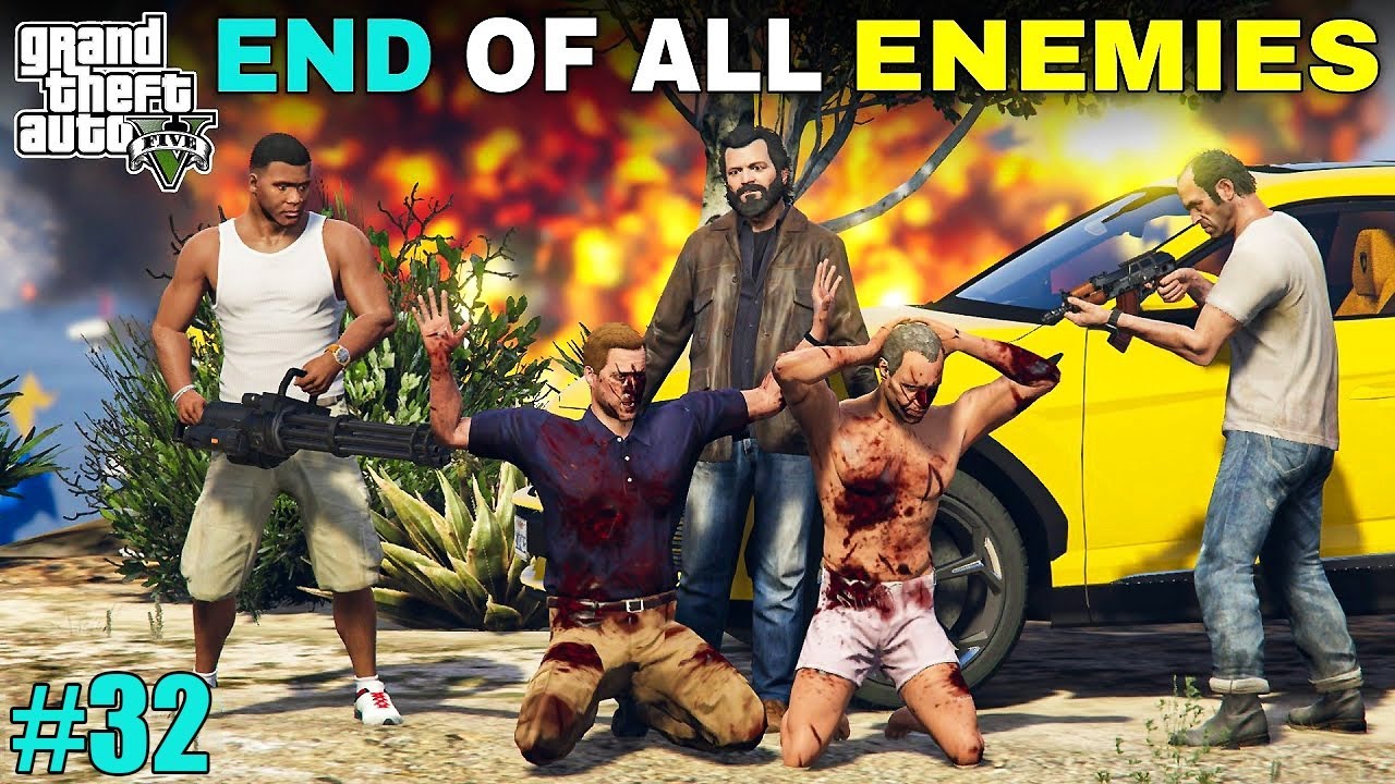 FRANKLIN AND MICHAEL END ALL THE ENEMIES || GTA-5 GAMING VIDEO #32 || BLAZING VISHAL FF