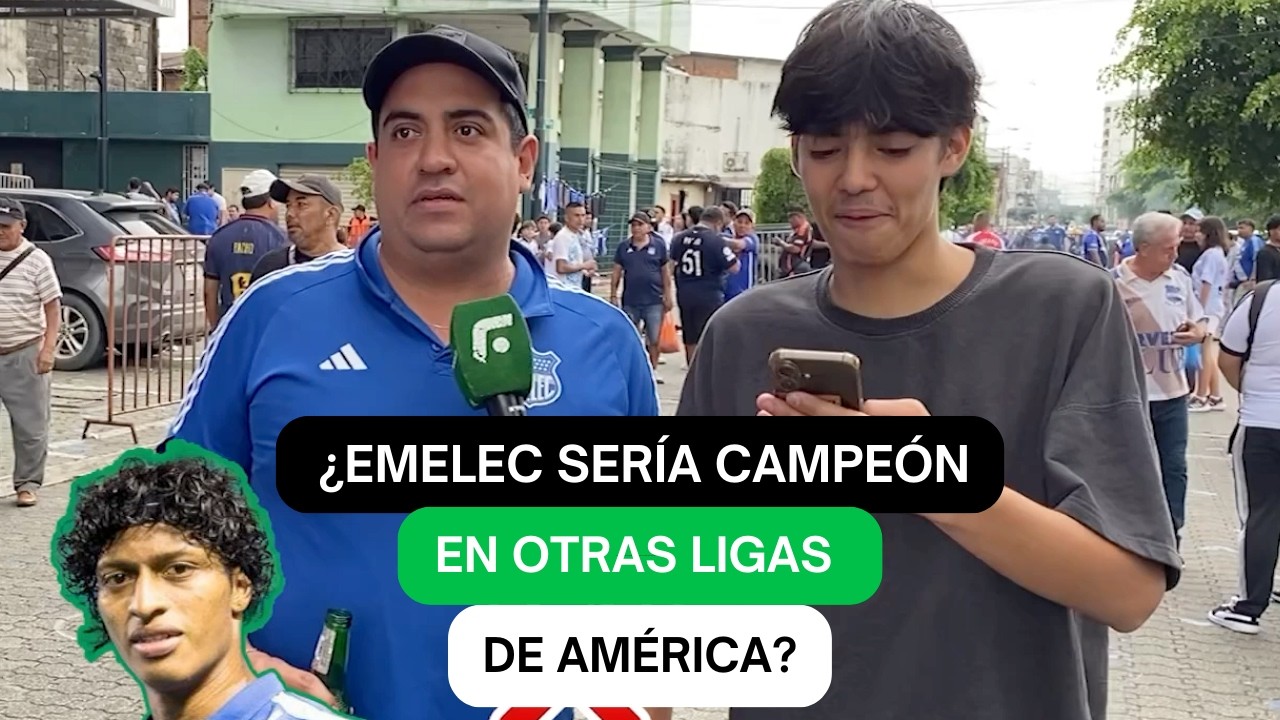 ¿Emelec sería campeón en otras ligas de América? Los hinchas responden
