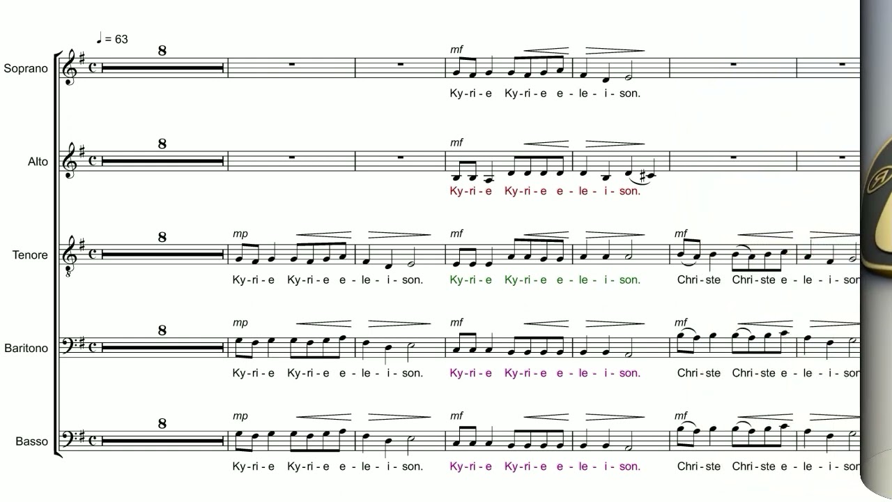 Henryk Jan Botor - Kyrie (Missa Ioannis Pauli II) - Coro (virtual)