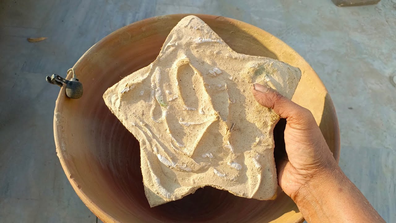 Asmr.New video Masterpiece anmol mud dirt dry crumbling in clay pot