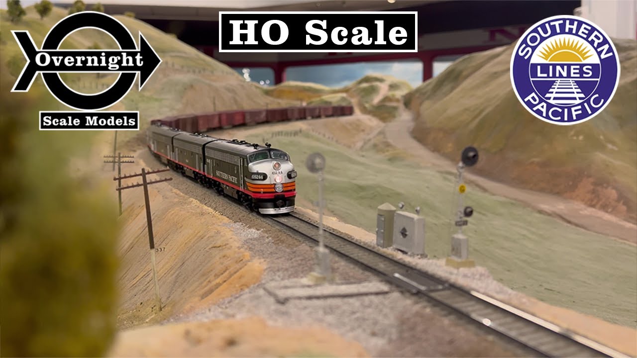 HO Scale Southern Pacific F7 1950's Automobile Train