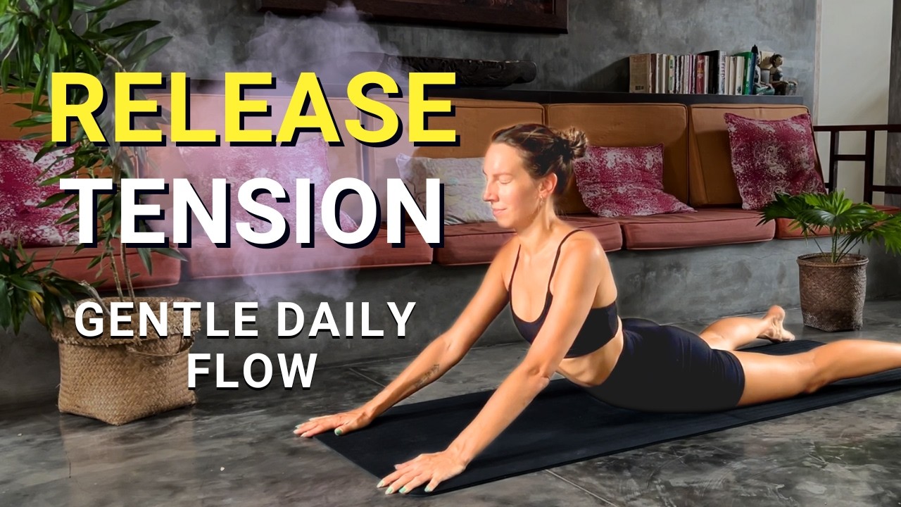 15 Min Slow Deep Stretch to Release Emotional Tension - Gentle Daily Yoga Stretches
