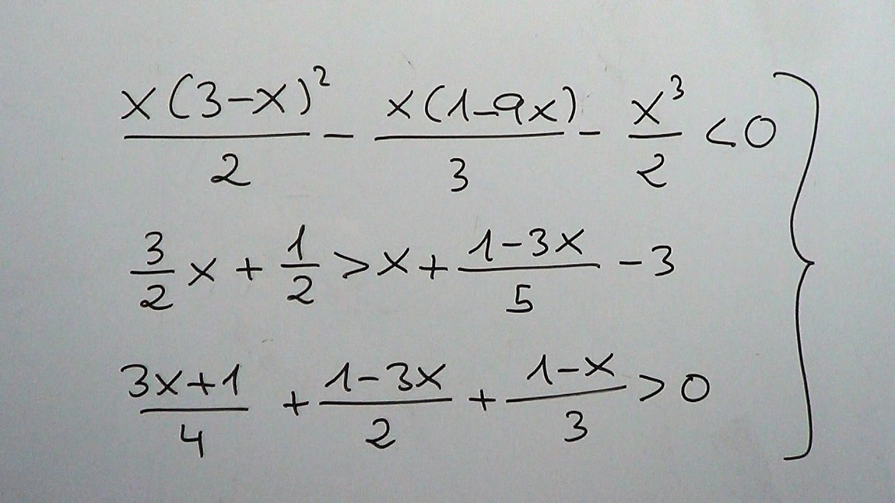 Sistemas de inecuaciones de primer grado 10
