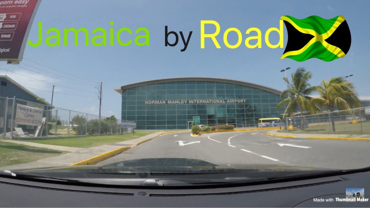 Driving Jamaica : Kingston, Downtown Kingston to Norman Manley International Airport