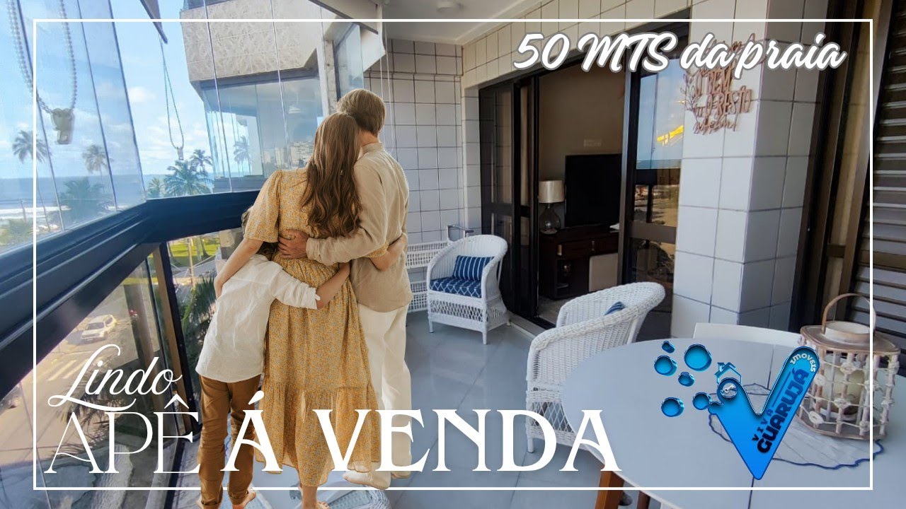 R$ 1.060.000 - Apartamento à Venda 3 dormitórios Vista Mar 50 mts da Praia