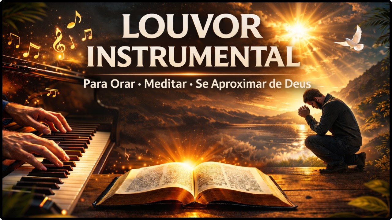 Louvor Instrumental Para Orar, Relaxar e Descansar em Deus | Paz Para a Alma