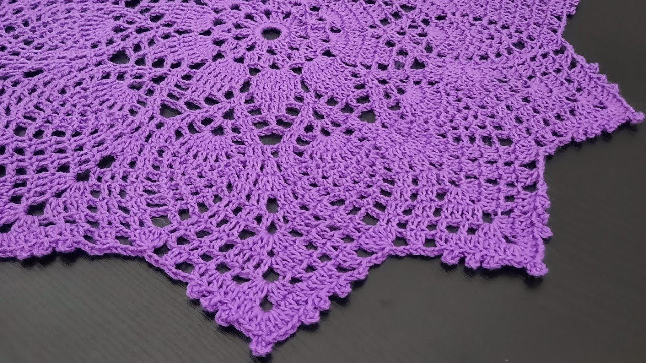 Tutorial doily rajut  || motif48 || Crochet doily tutorial