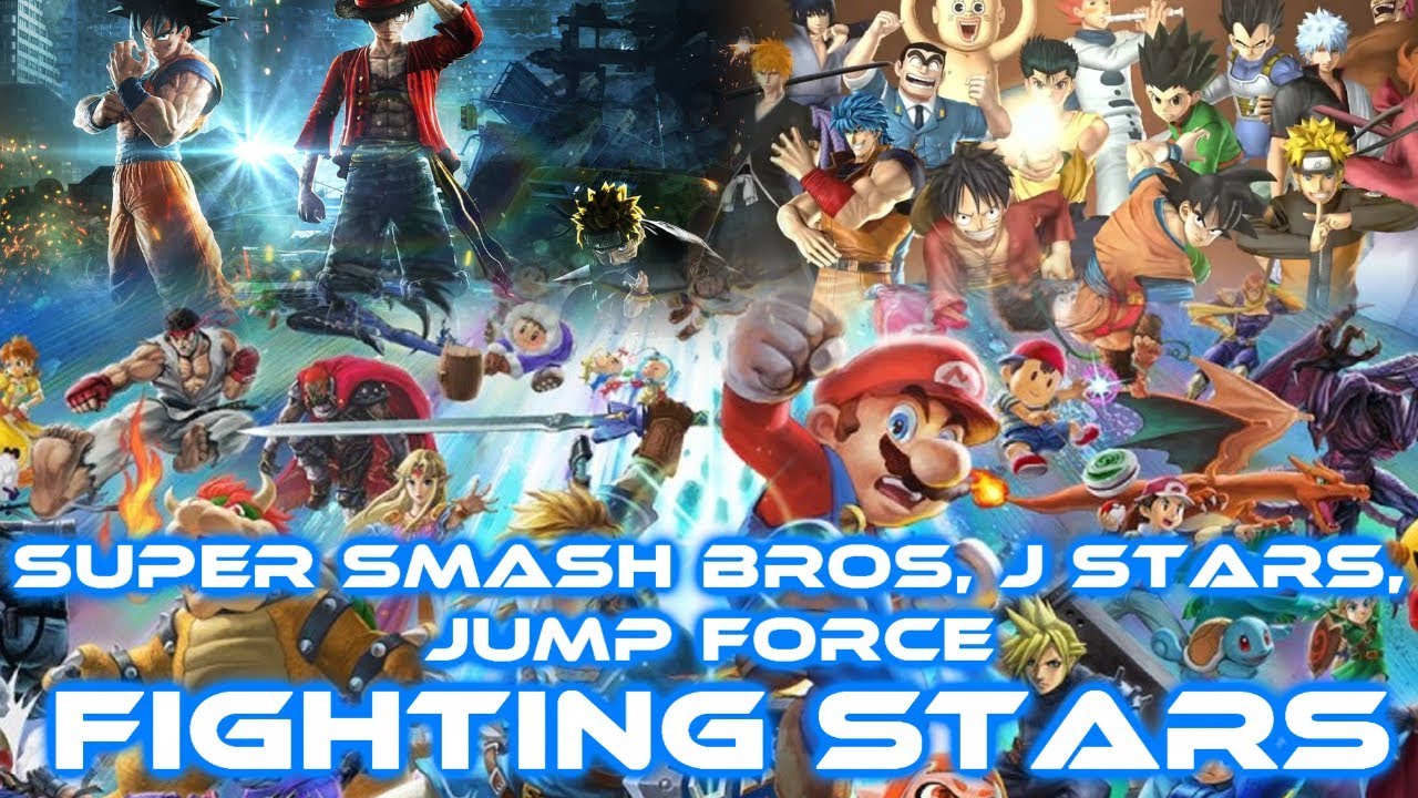 Super Smash Bros, J-Stars, Jump Force - Fighting Stars [With Lyrics]