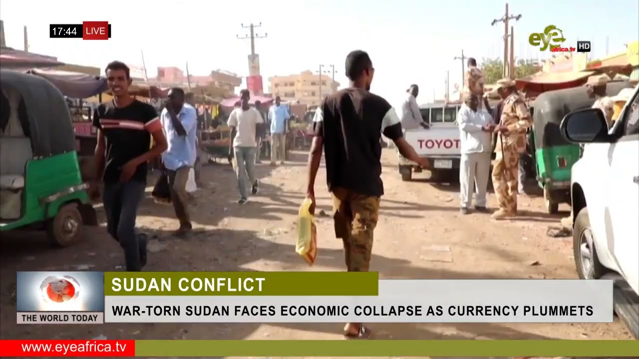 WAR TORN SUDAN FACES ECONOMIC COLLAPSE AS CURRENCY PLUMMETS