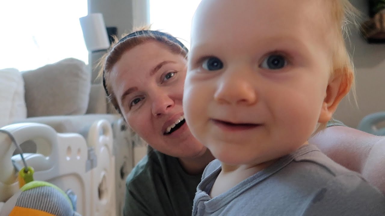 Cute Baby Is Almost Walking & Shows You His 2 Teeth, Homemade Haircuts & A Posh Picnic! | Home Vlog