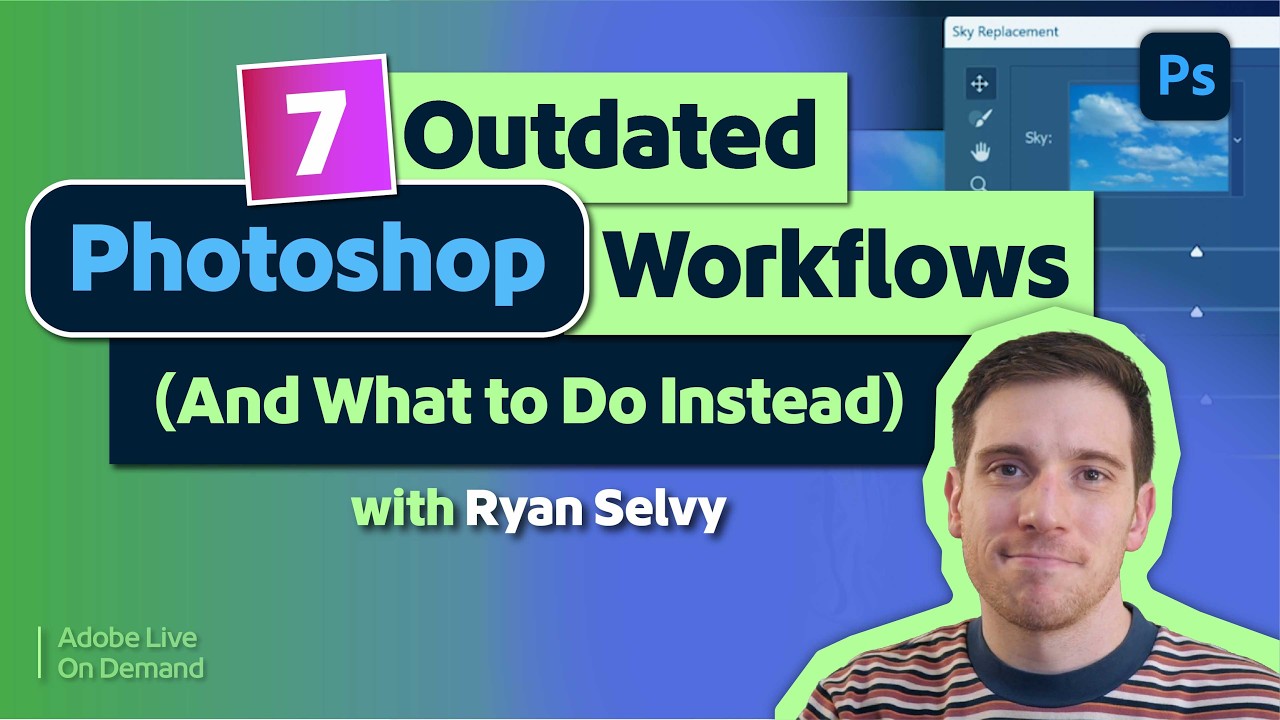 EP 04: Stop Editing the Hard Way — 7 Modern Photoshop Features You Should Be Using