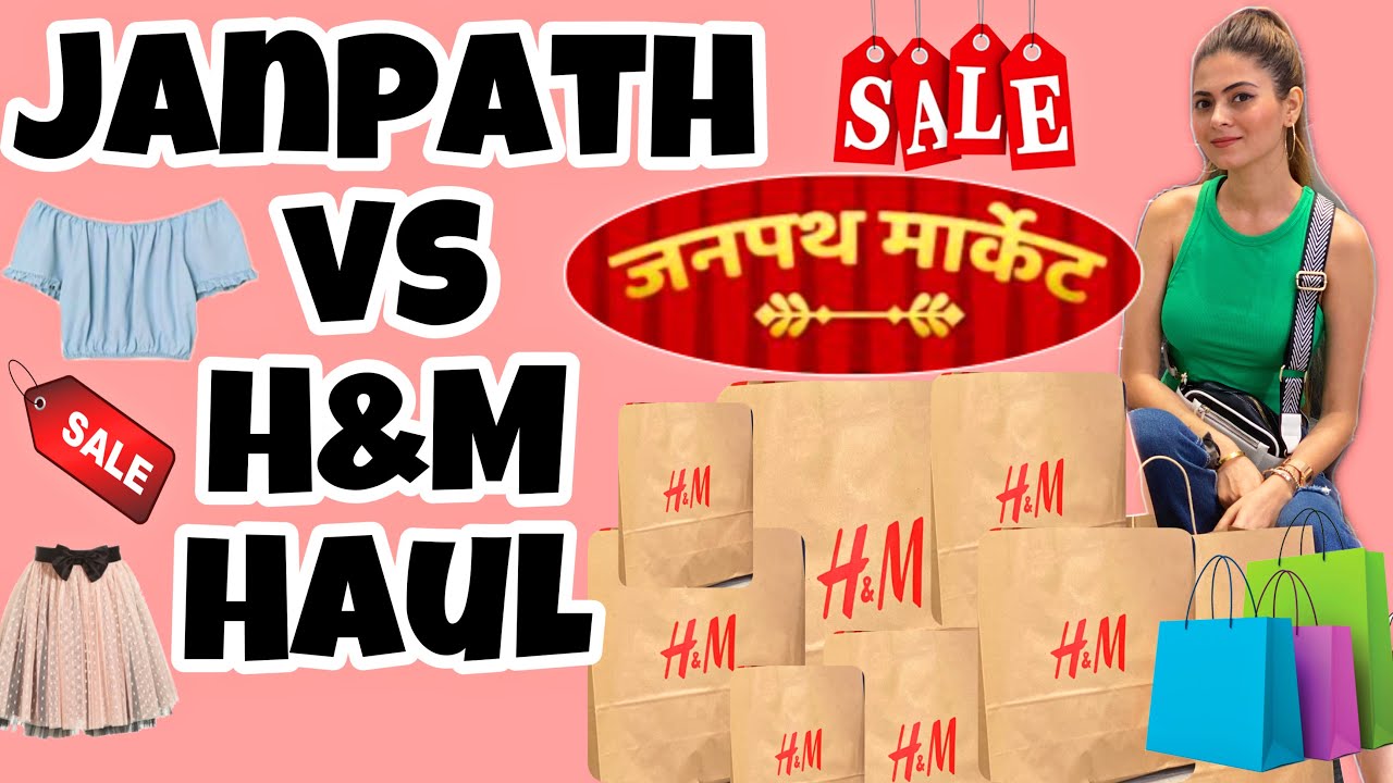 Janpath Market VS H&M Haul || Trendy dresses || 365Days365Vlogs Challenge || Shilpa Chaudhary