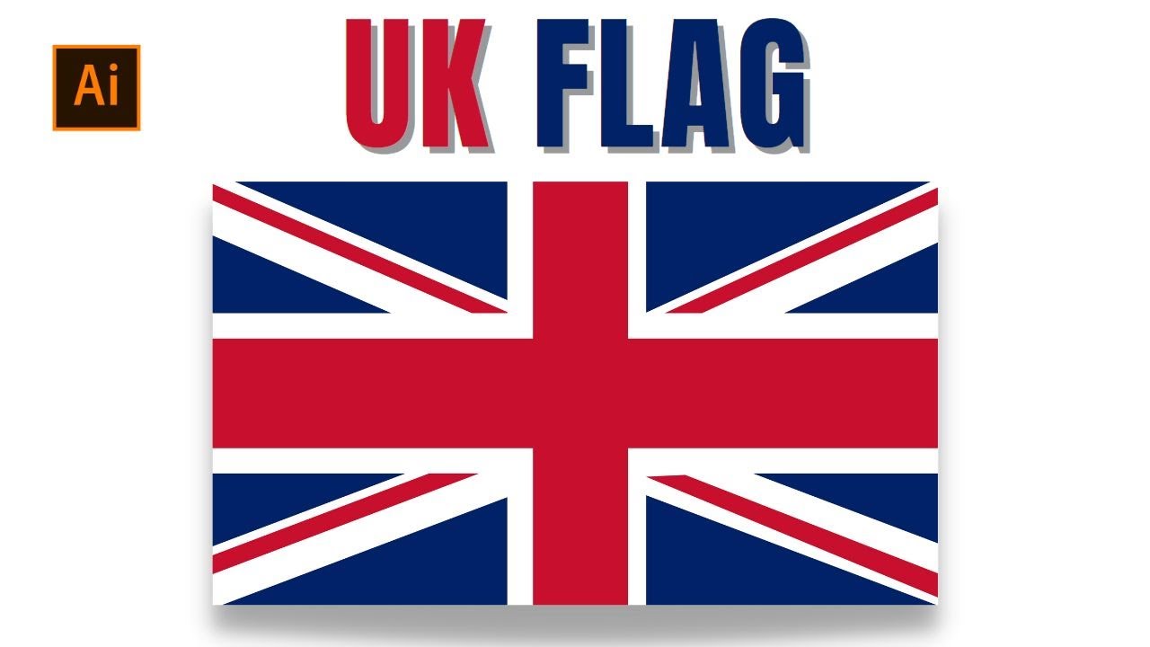 THE EASIEST WAY TO CREATE UK FLAG IN ILLUSTRATOR