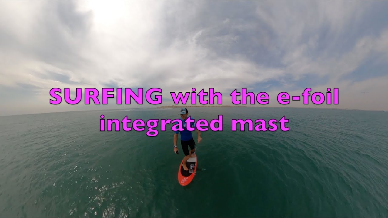 FoilDrive / Project Cedrus e-foil integrated mast SURF REVIEW