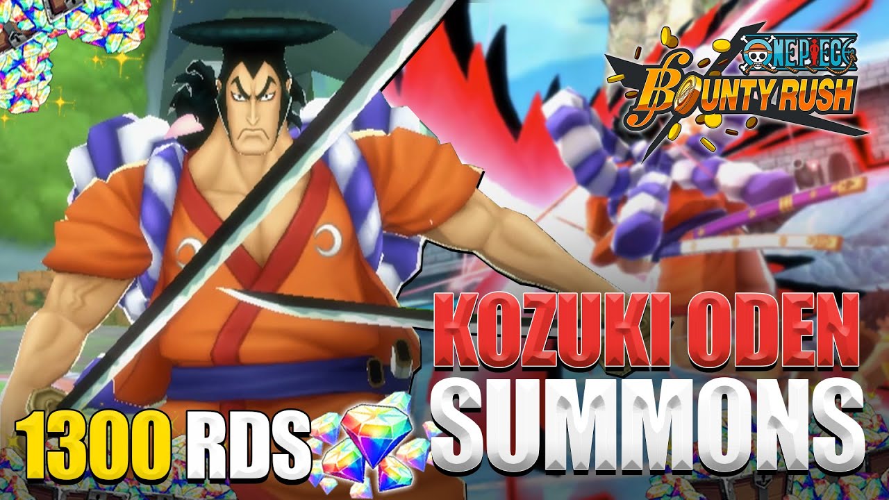 Daimyo of Kuri EX Kozuki Oden Summons | 1300 RDS + Guaranteed EX Ticket | OPBR