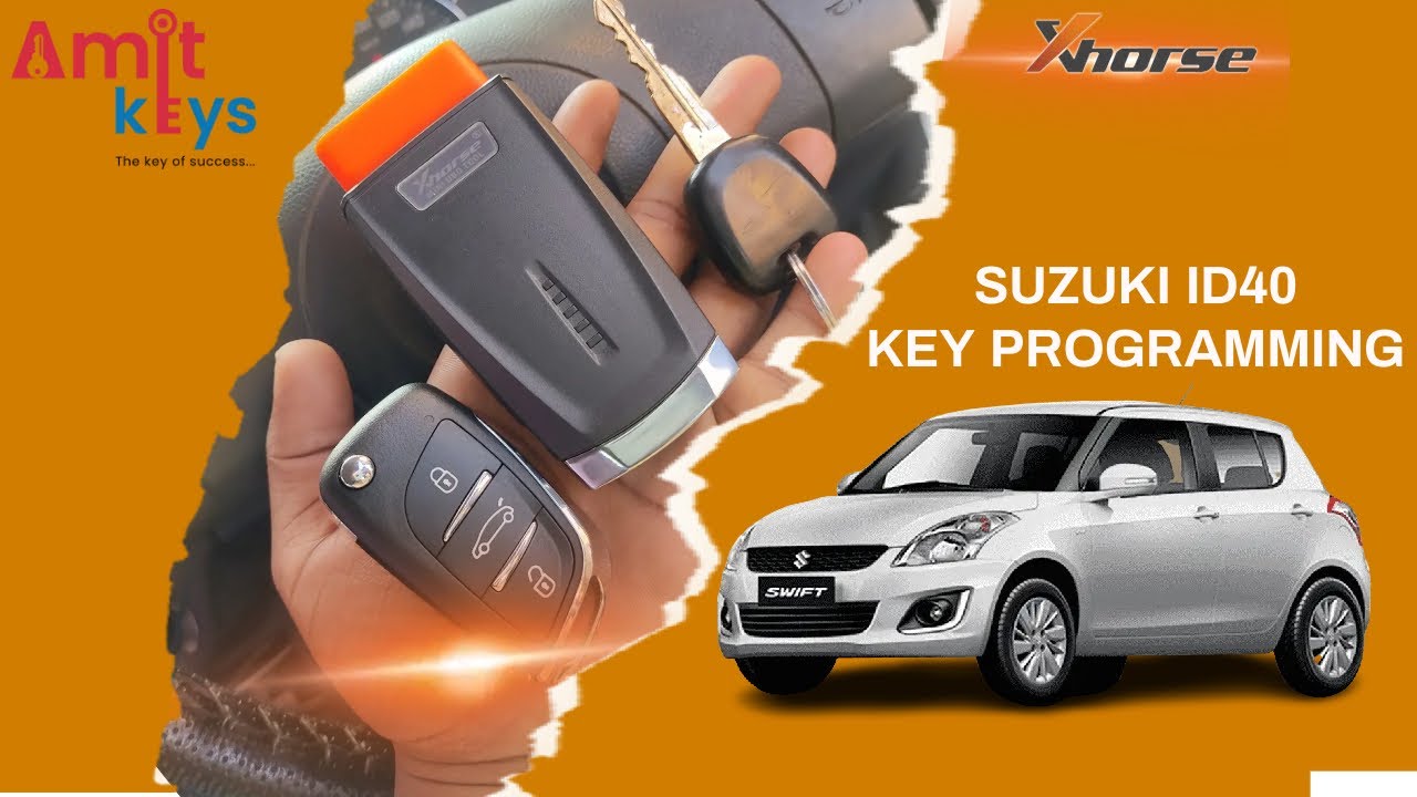 HOW TO SUZUKI ID40 KEY PROGRAMMIN | AMIT KEYS | MINI OBD | XHORSE | SUZUKI ID40 CHABI KESE BANAYE?