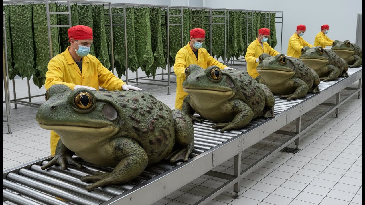 Inside the Frog Leather Factory How Exotic Skins Become Million Dollar Luxury Items