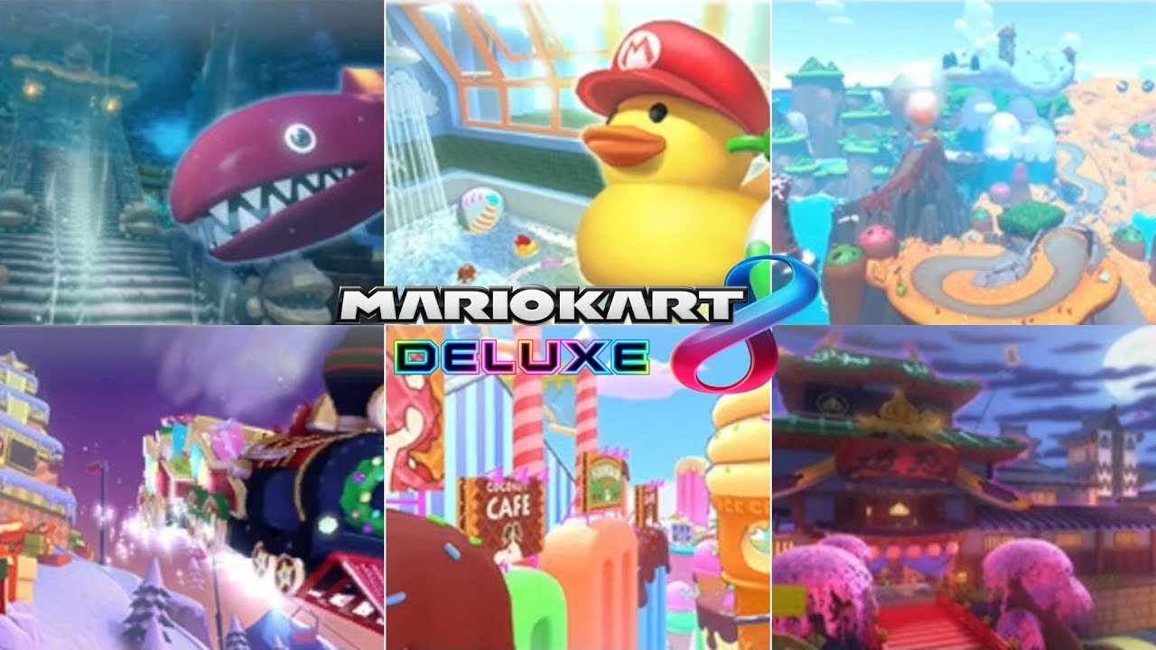 Mario Kart 8 Deluxe - Wave 6 // All 6 MK8D-MKT Non City Courses
