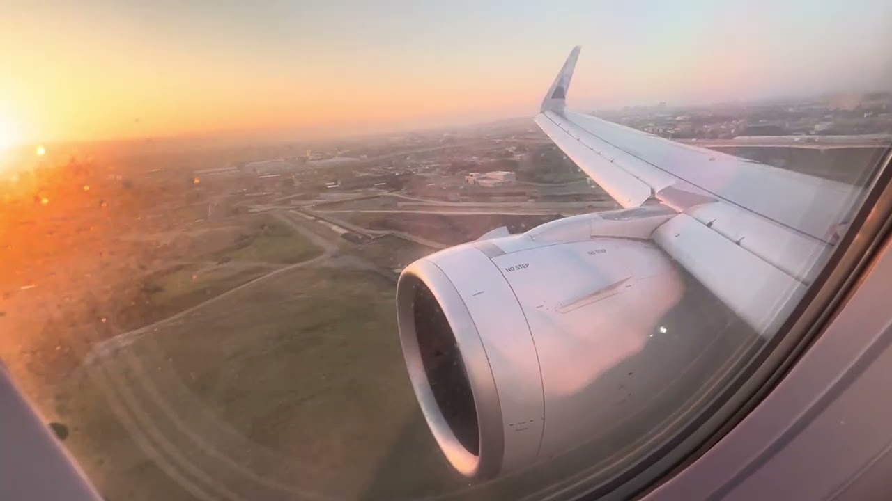 China Airlines Flight 756 landing into Taiwan runway 05L and taxi to gate A4
