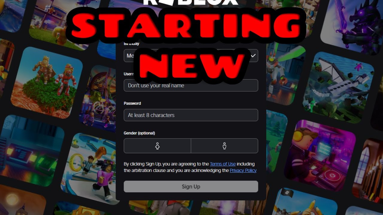 Roblox banned me so i started fresh...