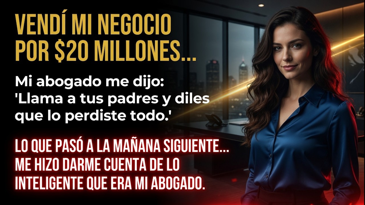 Mi abogado me dijo que llamara a mis padres y dijera que perdí $20 millones---historiasdevenganza