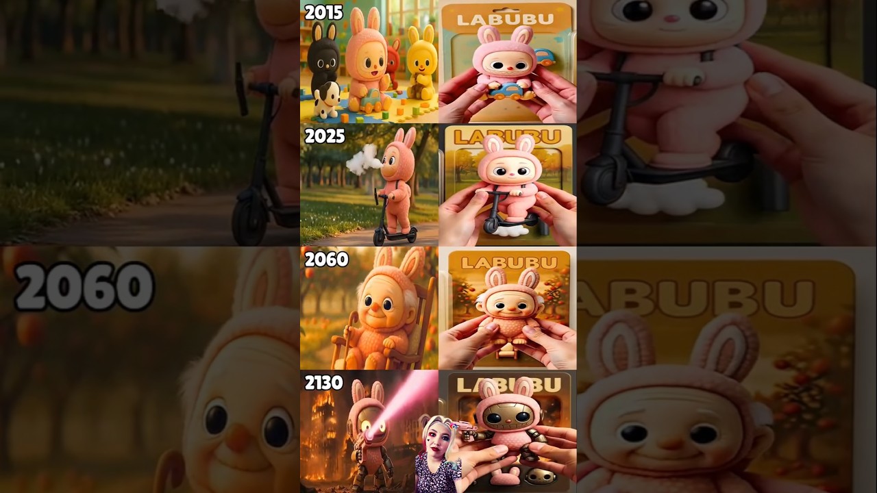 Unboxing Baby To Adult Labub #funny #toys #memes #unboxing #labubu #shorts