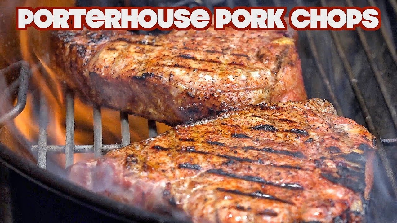 Porterhouse Grilled Pork Chops with a Dijon Cream Sauce (2018)