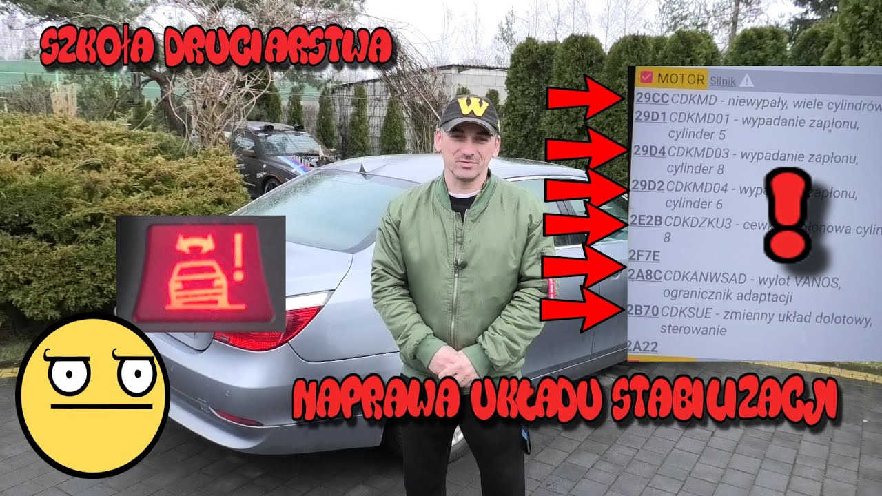 Szkoła Druciarstwa Naprawa Układu Stabilizacji Pojazdu BMW e60 530i