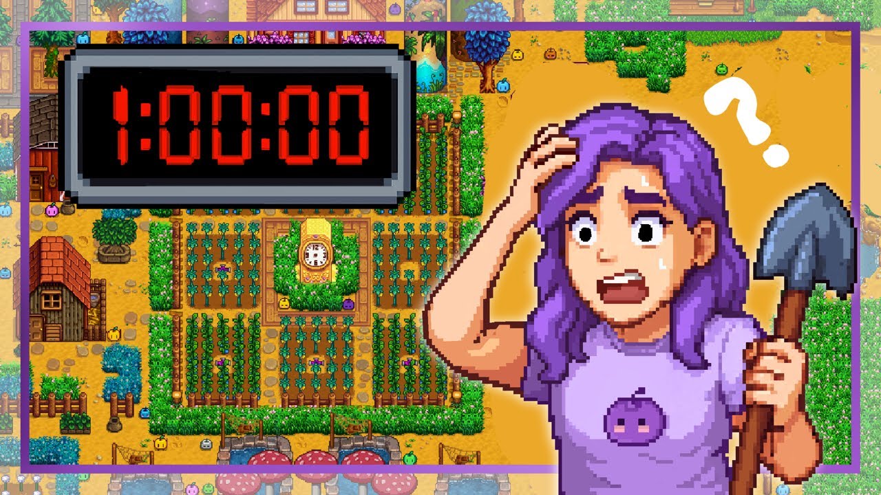 Кто сможет создать ЛУЧШУЮ ферму Stardew за 1 ЧАС?