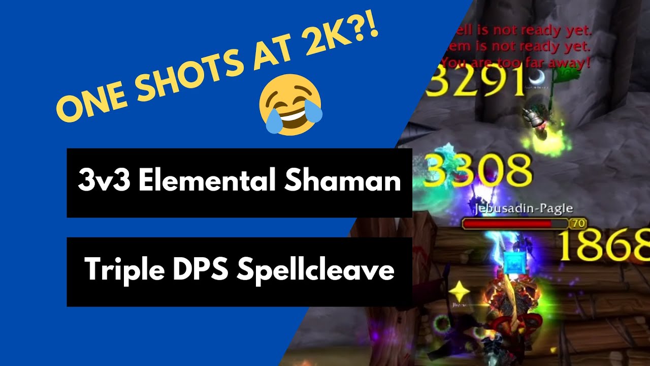 Elemental Shaman Arena: Spriest/ele/mage 3v3: One Shot KINGS