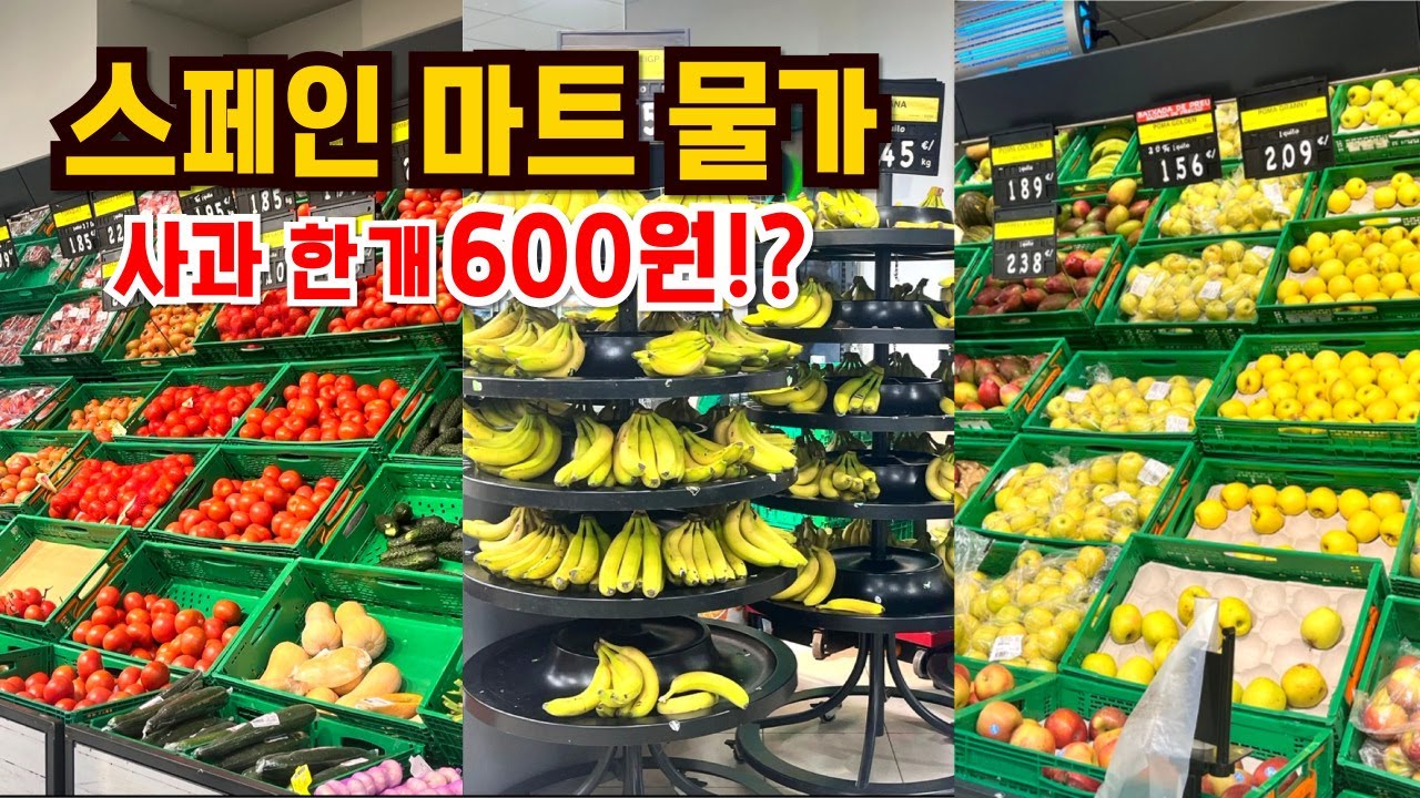 스페인 현지 마트 가격이 이렇게 싸다고?  | 🇪🇸 스페인 바르셀로나 여행, 메르카도나
