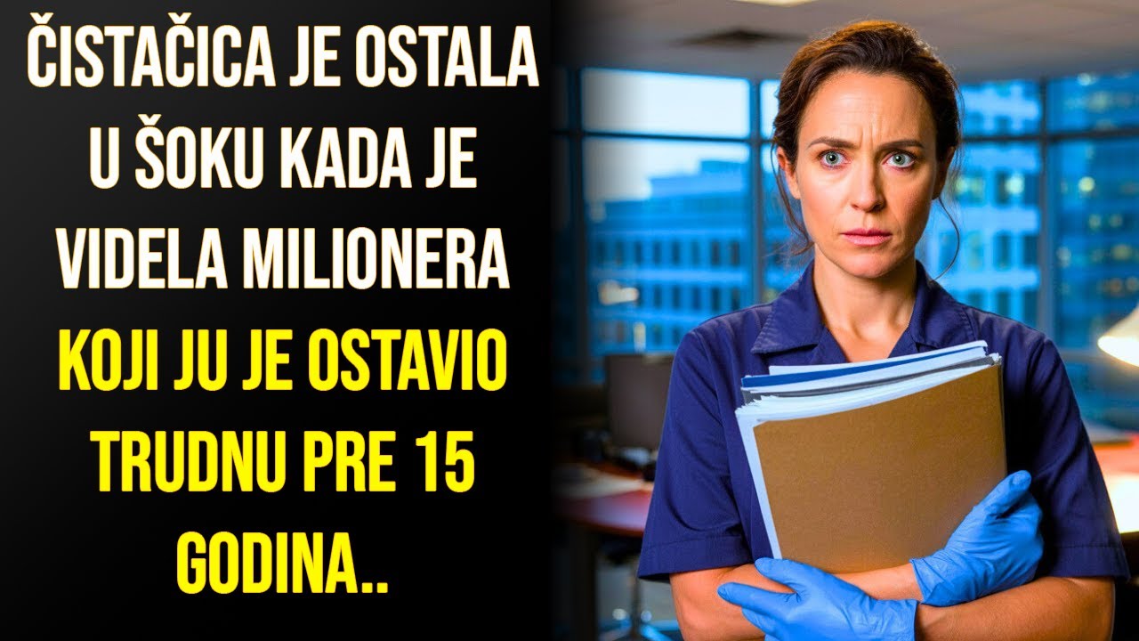 ČISTAČICA JE OSTALA U ŠOKU KADA JE VIDELA MILIONERA KOJI JU JE OSTAVIO TRUDNU PRE 15 GODINA