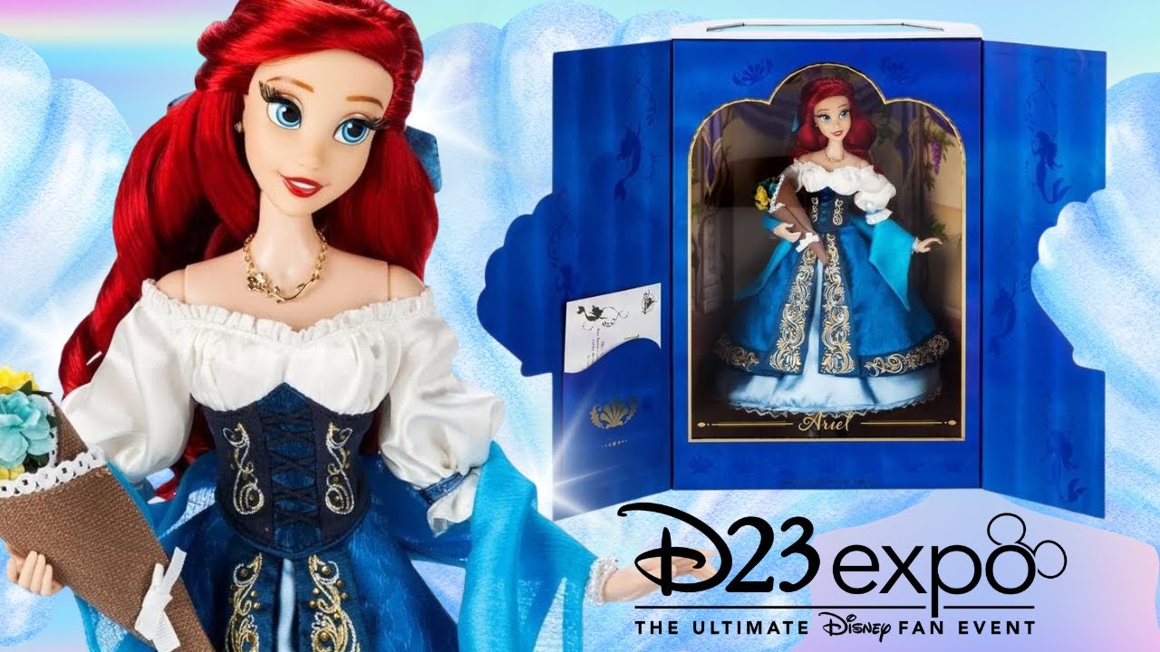 ✨Обзор куклы Disney «Русалочка Ариэль» ограниченного выпуска с выставки D23 Expo 2024✨