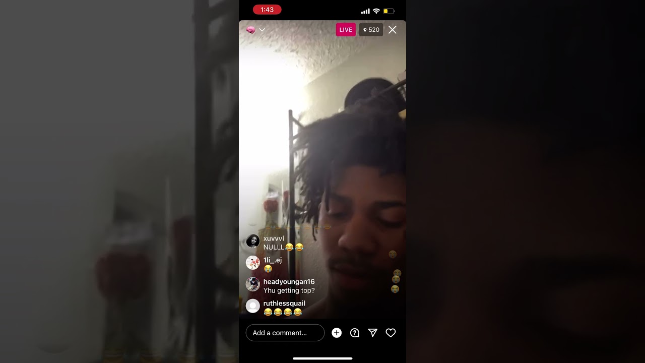 Lil Rye gets head on ig live 😂😂🧠