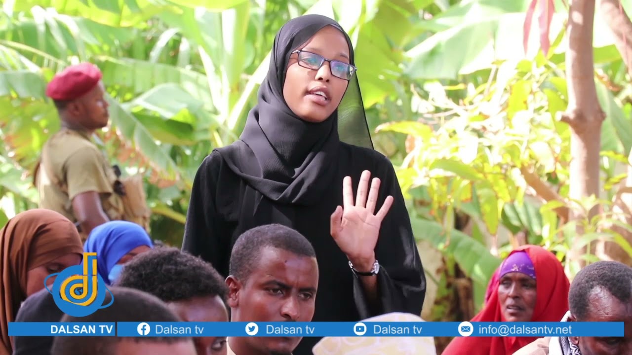Shariif Xasan Sheekh Aadan oo kulamo kala duwan ka wada Magaalada Baydhabo.