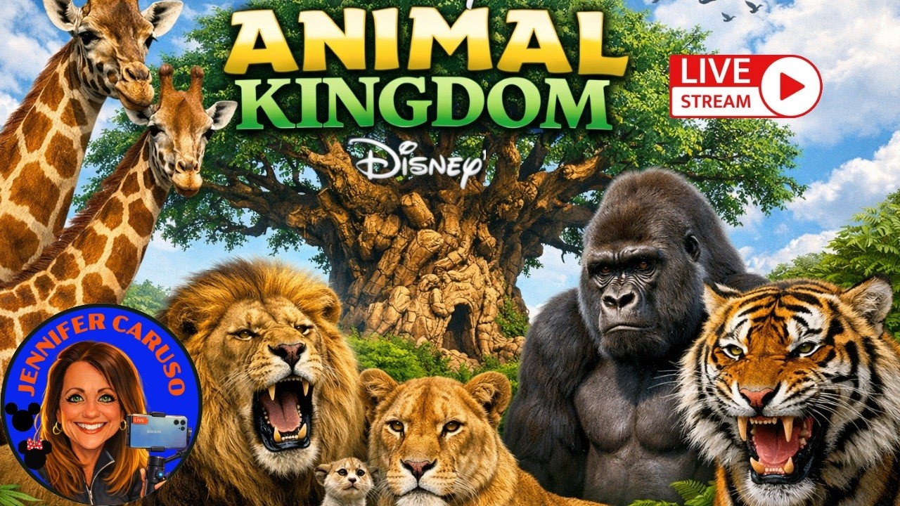 🔴LIVE Animal Kingdom Sunday Walt Disney World 05/17/2026