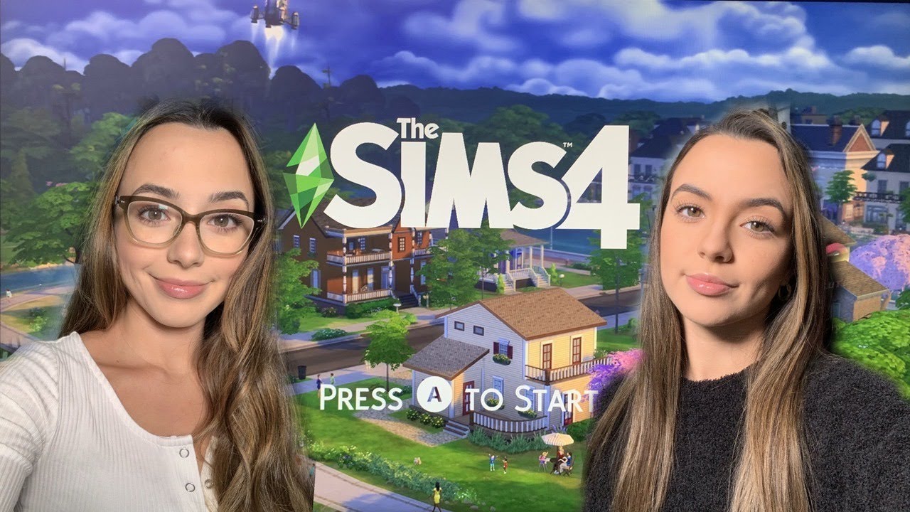 Playing SIMS 4! EP 1 - Merrell Twins Live