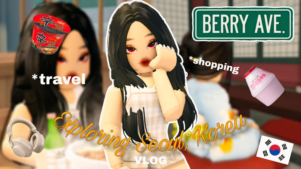 𖹭 Exploring Seoul, Korea 🇰🇷 (vlog, solo travel, shopping, berry avenue rp) 𖹭