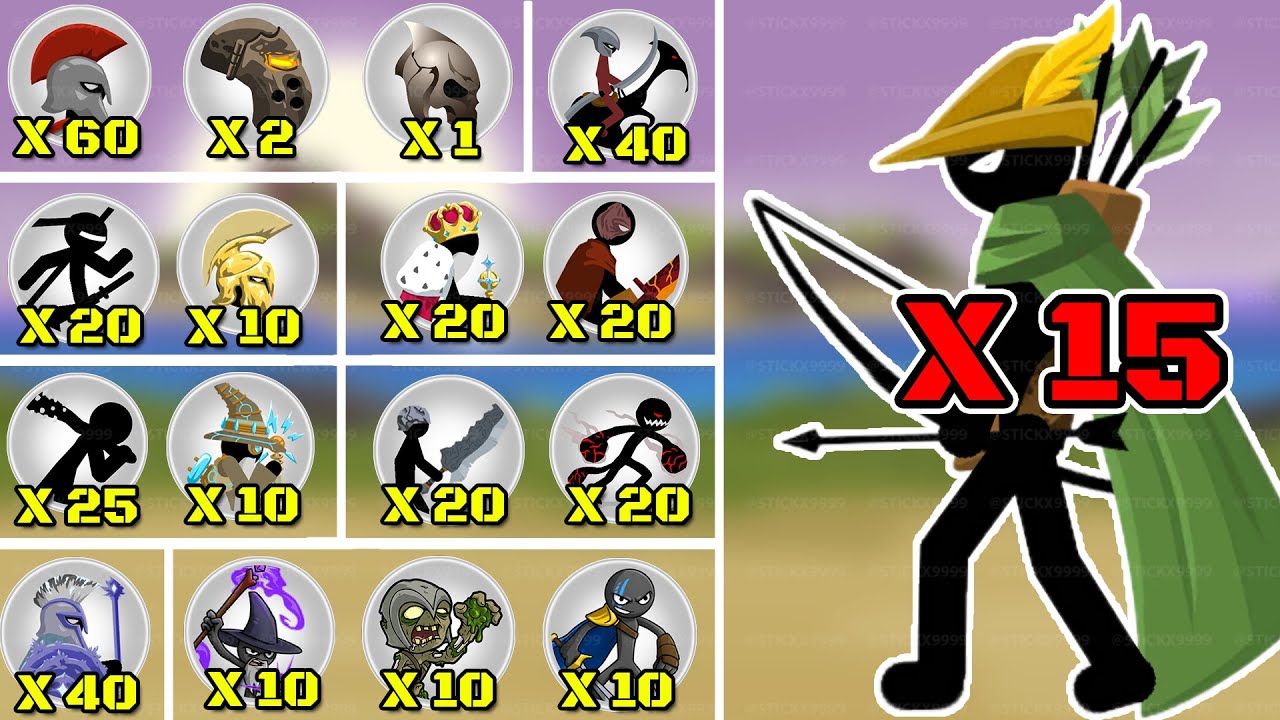 Can 17 Armies Overcome the Might of 15 Young Kytchu Warriors?⚔️ STICK WAR SAGA HACK 💥 Stickx9999