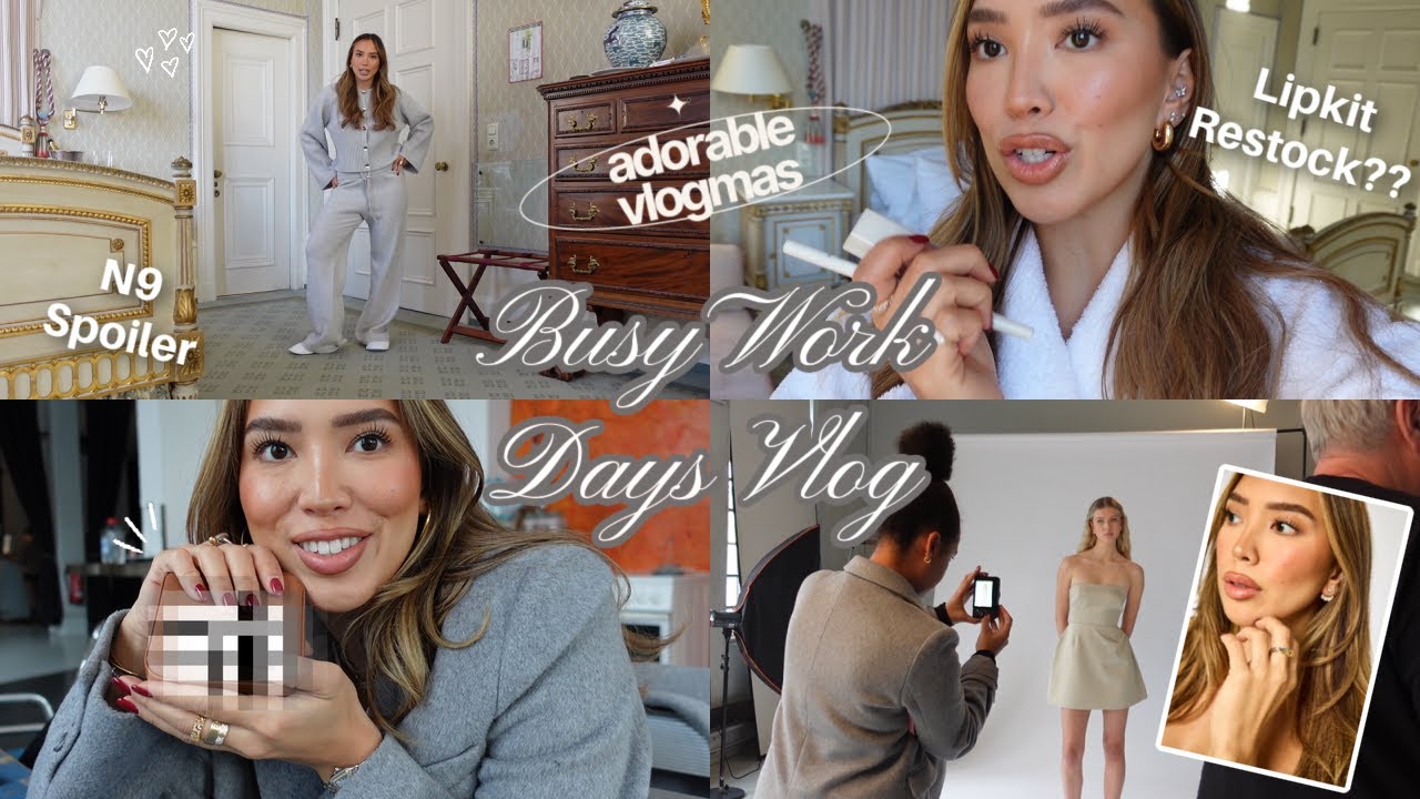 RGE WORK DAY: STREIT im Beruf, neue N9 PRODUKTE & Studio SHOOTING | Adorable Vlogmas 🎄