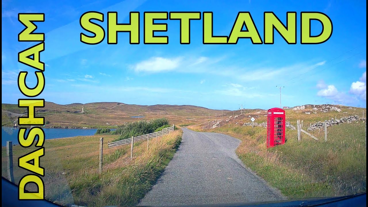 Whitesness (Walls) to Wormadale via Vesquoy, Aith, Voe and Tingwall - Driving in Shetland