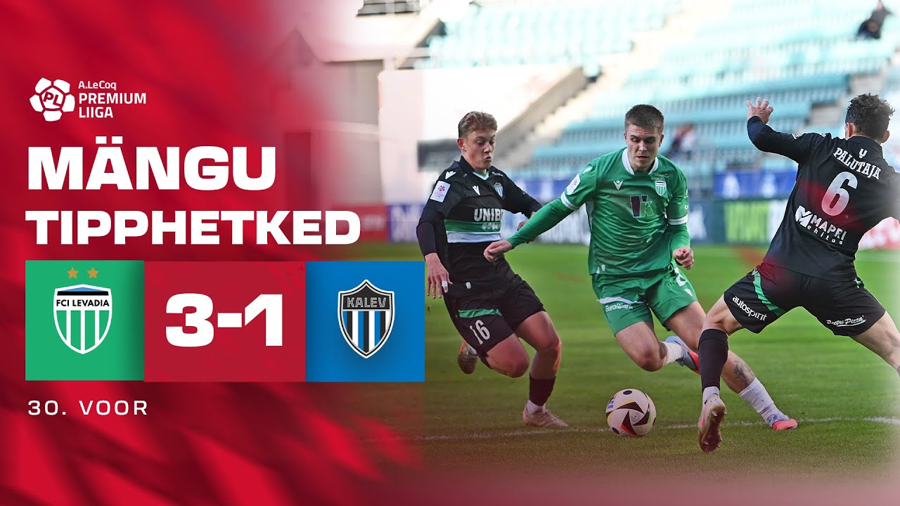 Tallinna FCI Levadia - JK Tallinna Kalev I 3:1 I A. Le Coq Premium liiga 30. voor I 2025