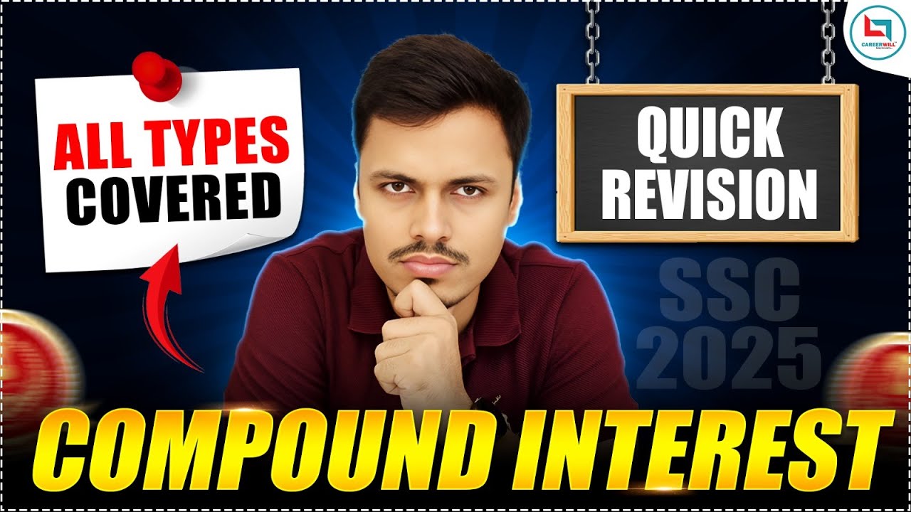 COMPOUND INTEREST QUICK REVISION | ALL TYPES COVERED | MATHS MANIA