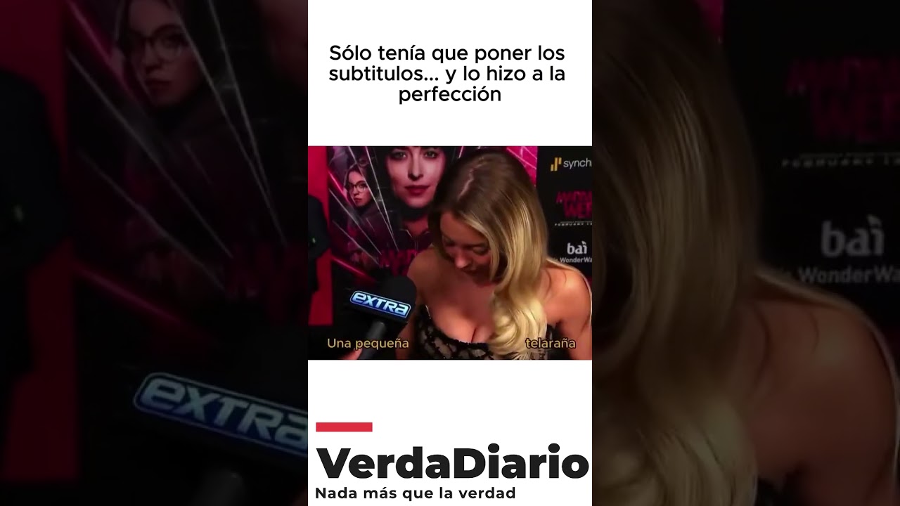 S&oacute;lo ten&iacute;a que poner los subtitulos... y lo hizo a la perfecci&oacute;n