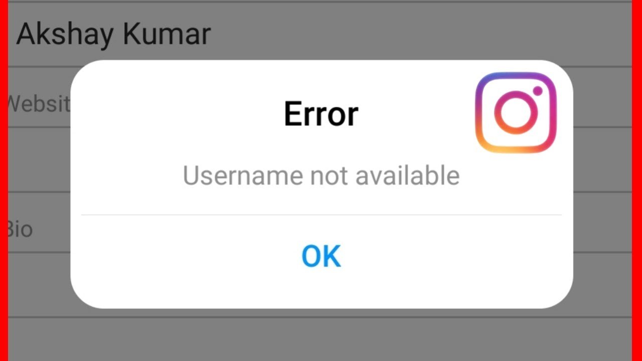 Instagram Lite Fix The Username Is Not Available Problem Solve