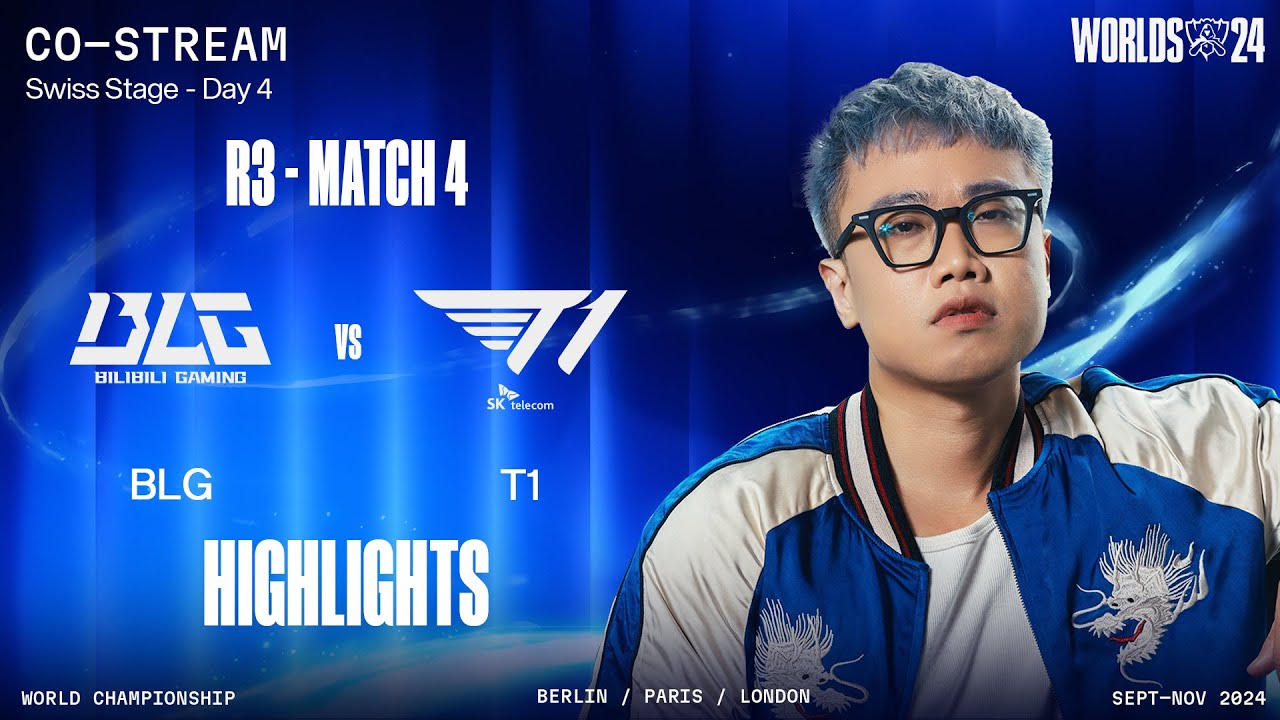 Highlights BLG vs T1 | Round 3 Match 4 | Vòng Swiss - CKTG 2024