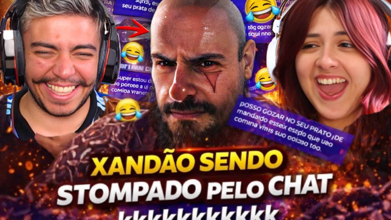 XANDÃO  SENDO STOMPADO PELO CHAT ENQUANTO JOGA GOD OF WAR #2 | REACT