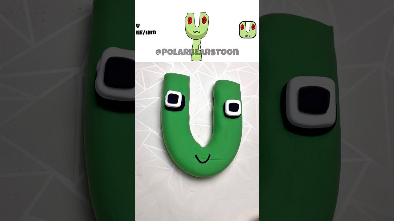 I made Sprunki OC U (from Alphabet Lore) 